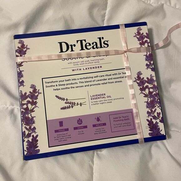 Dr. Teal's Bath and Body Soothe & Sleep lavender Gift Set brand new - Picture 4 of 4